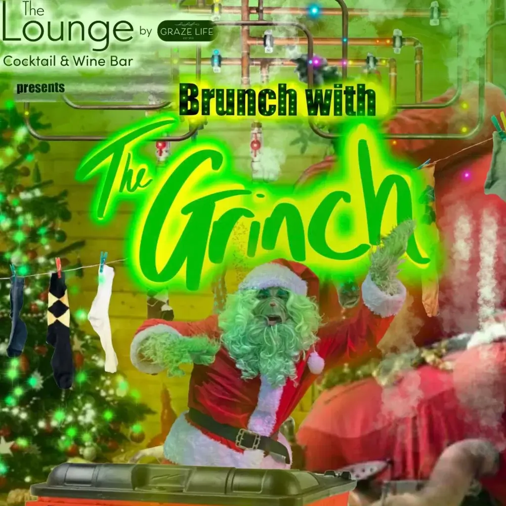 The Grinch in a Santa suit making mischief! 